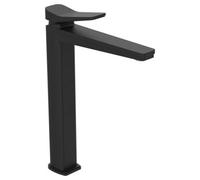 FNX Bathrooms Axis Tall Deck Mounted Lever Basin Mixer Tap Brass Matt Black