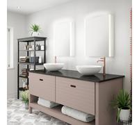 FNX Bathrooms Balmoral Single Door Tunable Led Illuminated Bathroom Mirror Cabinet With Bluetooth Speaker & Shaver Socket, 700X550mm