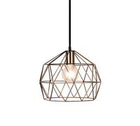 FNX Bathrooms Colorado Geometric Antique Brass Ip44 Ceiling Pendant Light With Adjustable Drop