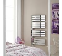 FNX Bathrooms Heated Towel Rail 1080 X 550mm Chrome 1147 Btu 50 Pipe Centres