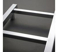FNX Bathrooms Heated Towel Rail 1200 X 600mm Chrome 864 Btu 444 Pipe Centres