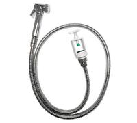 Fnx Bathrooms Heavy-Duty Chrome Portable Bidet Sprayer Kit With 1.5M Hose & Universal Tap Connector - Ideal For Travel