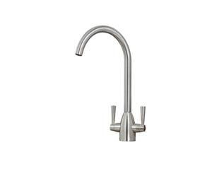 FNX Bathrooms Marlo Kitchen Tap Brushed Nickel Deck Mounted Lever Swivel Spout Wras Approved