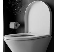 FNX Bathrooms Rak Resort D-Shaped Soft Close Quick Release Wrap-Over Toilet Seat
