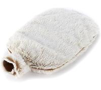 FNX Warmies Microwaveable Bottle | Heatable, Warm & Comfy - Better Than Hot Water Bottle | Plush Faux Fur - Infused with Scented Lavender | for Cold, Pain Relief & Relaxation | Beige, 28cm x 18cm