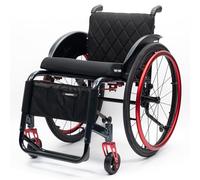 FNXBDPA Adult Sports Wheelchair,Lightweight,Aluminium,4-inch Swivel Wheels, 24-inch wheel, 100kg Capacity(Seat width: 40cm,A)