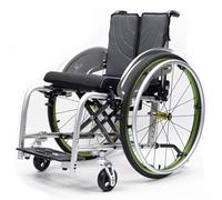 FNXBDPA Lightweight Sports Wheelchair Aluminum, Adult, Foldable, Easy to dismantle, 100KG Load Capacity(GreenA,Seat Width: 40 cm)