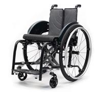 FNXBDPA Sports Wheelchair Lightweight Aluminum Alloy Wheelchair, Adult, Foldable, Easy to dismantle(Black,Seat Width: 42 cm)
