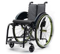 FNXBDPA Sports Wheelchair Lightweight Aluminum Alloy Wheelchair, Adult, Foldable, Easy to dismantle(GreenA,Seat Width: 38 cm)