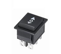 FNYUVNFAF 1pcs KCD4 Latching/Momentary Rocker Switch Power Switch I/O l/O/ll 4 Pins/6 Pins with Light 16A 250VAC/25A 250V 20A 125VAC(Self Reset Arrow)