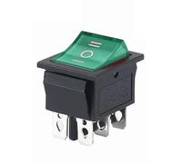 FNYUVNFAF 1pcs KCD4 Latching/Momentary Rocker Switch Power Switch I/O l/O/ll 4 Pins/6 Pins with Light 16A 250VAC/25A 250V 20A 125VAC(3position 6PIN G)