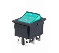 FNYUVNFAF 1pcs KCD4 Latching/Momentary Rocker Switch Power Switch I/O l/O/ll 4 Pins/6 Pins with Light 16A 250VAC/25A 250V 20A 125VAC(2position 6PIN G)
