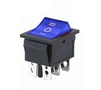 FNYUVNFAF 1pcs KCD4 Latching/Momentary Rocker Switch Power Switch I/O l/O/ll 4 Pins/6 Pins with Light 16A 250VAC/25A 250V 20A 125VAC(3position 6PIN B)