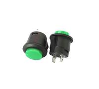 FNYUVNFAF 5PCS green Cassette Inching Switch Button Switch Button R13-507 16mm Round Since the reset switch FNYUVNFAF