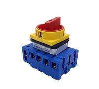 FNYUVNFAF 80A Isolator Disconnect Switch LW30-80/5P Three-phase Five Wire Load Isolation Power Cut-off Silver Rotary Cam Siwtch FNYUVNFAF