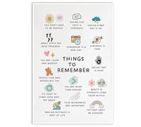 FNYUVNFAF Cognitive Behavioral - DBT Skills Mental Health Wall-Art for Counseling Office Decor, School Psychologist, Anxiety Framed,16x24inch(40x60cm)