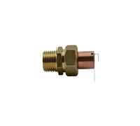 FNYUVNFAF DN15 G 1/2" BSPP Male x Copper Inner Dia 15mm Brass Copper End Feed Fitting Union Connector Coupler Water Gas Oil FNYUVNFAF