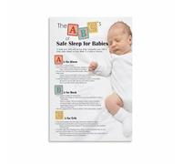 FNYUVNFAF Poster Alphabet ABC Wall-Art for Nursery Canvas Print Gift for Parents First Time Mom Dad Gift Idea Unframed,12x18inch(30x45cm)