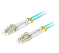 FO-LULU-MD31-0010-TQ Fibre Optic Patch Cable OM3 LC/UPC, Both Sides 1m LSZH T...