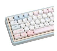 FOA Profile Cute Keycaps Set, PBT Material, Sweet Custom Key Caps for Mechanical Keyboard, Five Side Dye Sublimation, 145 Keys