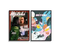 FOADXWVGI 2 PCS Vintage Mitski Poster Music Cover Wall Art Canvas Posters Room Decorative Aesthetic Print Decor 12x18inch(30x45cm) 4