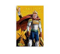 FOADXWVGI My Poster Hero Academia Japanese Anime Comics Cover Music Posters for Room Aesthetic Canvas Wall Art Bedroom Decor12x18inch(30x45cm)