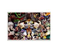 FOADXWVGI My Poster Hero Academia Japanese Anime Comics Vintage Cover Music Posters for Room Aesthetic Canvas Wall Art Bedroom Decor12x18inch(30x45cm)