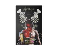 FOADXWVGI Travis Poster Scott Rapper Music Collage Vintage Cover Music Posters for Room Aesthetic Canvas Wall Art Bedroom Decor12x18inch(30x45cm)
