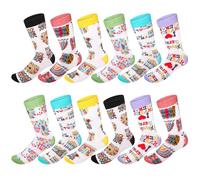 Foaincore 12 Pairs Physical Therapy Month Pt Gifts Socks with Therapist Thank You Card Pt Gift Physical Therapist Gifts