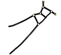 Hy Equestrian Leather Foal Head Collar - Black - Small