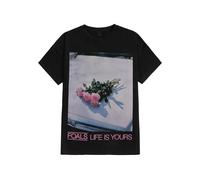 Foals T Shirt Life is Yours Band Logo Official Mens Black XL