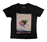 Foals Life Is Yours T-Shirt in Black | Size: Large Foals Black L