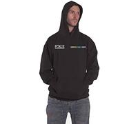 Foals Life Is Yours Text Band Logo Men's Hooded Sweatshirt Official Black, Black, XL