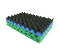 (Foam 3 Pack 18x25in Coarse-Med-Fine) Swell UK Pond Filter Foam Replacement Media Sets