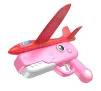 Foam Airplane Toy, Design Flying Glider, 7.87x5.12x1.73 Inches ABS Throw Plane for Kids with Lightweight Build, Outdoor Flying Toy with Fun Action Design, Active Play for Backyard Park Parties