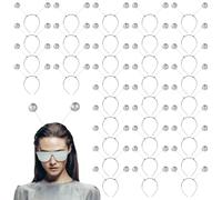 Foam Alien Ears Headband For Adults, 40 Pcs Martian Antennas For Women, Costume Accessory Perfect For Halloween Parties