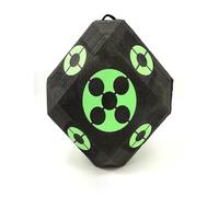 Foam Archery Target, Multi-Sided Cube, 18-Sided Training Target for Indoor and Outdoor Shooting, Reusable Exercise Target for Hunting, Large Dice Design