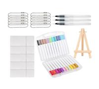 Foam Art Craft Set - 24 Colours Colouring Pens with 3D Effect for Fun DIY Craft Projects and Creative | The Foam Paint Art Set for DIY | For All Preschool Children Nursery Children