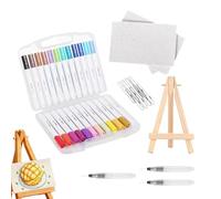 Foam Art Drawing Kit For - 215G Lightweight Set, Mini Easel, Bead Chains, Educational Coloring Toy | Travel-Friendly Craft Project, Imaginati Decoration