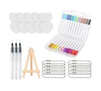 Foam Art Kit | 24 Colours Fun Creative Paint Markers for DIY Crafts | Foam Texture for DIY Arts - for Children Elementary Kindergarten Boys