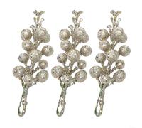 Foam Artificial Berries 20cm Sparkling Red Finish(Champagne)