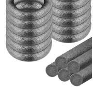 Foam Backer Rod for Gaps Concrete Crack Filler Joints Foam Gap Filler Caulk Saver Backing Rod Concrete Filler Rope Concrete Joint Filler (1.5 Inch x 6.66 Feet)