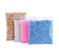 Foam Balls Colorful Slime Balls Smooth Round Balls Multi Usage DIY Crafts Supplies 4PCS Summer Games
