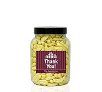 FOAM BANANAS 1kg MEDIUM Sweet Jar - A Personalised Gift Jar filled with your favourite Retro Sweets! (Thank You)
