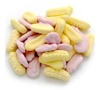 Foam Bananas and Shrimps 1 Kilo Bag