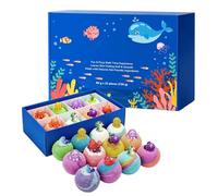 Foam Bath Ball for Adults - Transforms Bath Time Into Luxurious Experience | Scented Salt Ball with Hidden Toy Surprises | Women Mom Wife Grandma Girls Youth Family Home Travel Nourishes Dry Skin