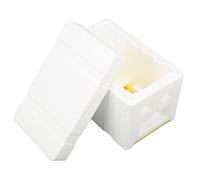 Foam Beehive Box Queen Bee Mating Hive Mini Breeding Box for Beekeeping Lightweight Portable Insulated Foam Bee Box with Sliding Panels