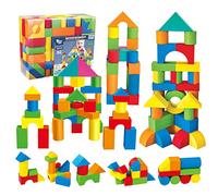 Foam Blocks for Toddlers, 138 Pieces EVA Soft Stacking Building Blocks Toy Set, Early Learning Construction Toys & Gifts for Kids, Boys & Girls 18+ Months 1-3 Years