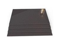 Foam Board,3K Twill Matte Carbon Plate Panel Sheets, 0.25mm 0.5 1 1.5 2 2.5 3 4 5 6MM Thickness 100×250mm High Hardness Carbon Fiber Board, 1PCS(100x250x3.0mm)(100x250x1.0mm)