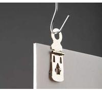 Foam Board Clips, Metal Hanging Clips, Posters & Signs fit Board from 5mm Thick (2)